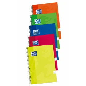 Užrašų knygelė Oxford Write&Erase Spalvotas Lapas 80 Paklodės 21,5 x 31,5 cm 5 Dalys