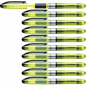 Fluorescencinis žymeklis Stabilo Navigator Geltona 10 Dalys (1 vnt.)