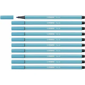 Fetras Stabilo Pen 68 Mėlynas kobaltas (10 Dalys)