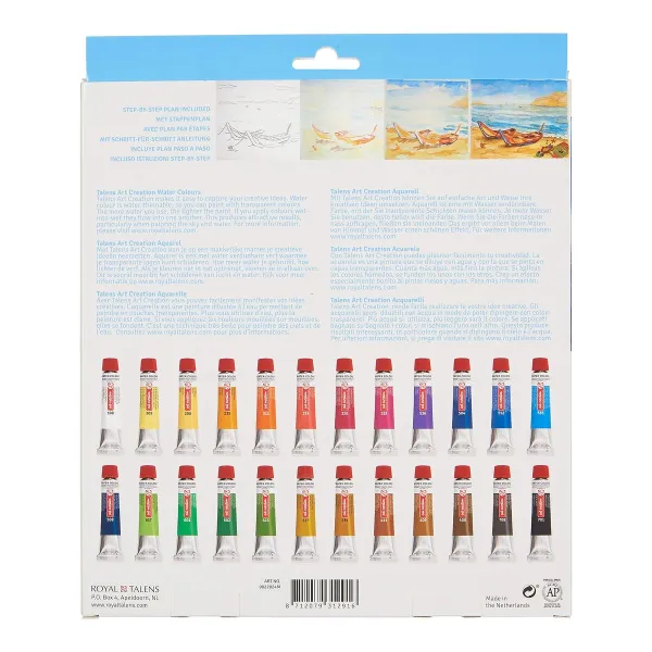 Ūdenskrāsas Talens Art Creation 24 Daudzums Daudzkrāsains 12 ml (24 gb.)