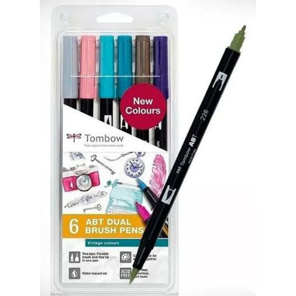 Fetras Tombow ABT DUAL Spalvotas