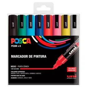 Set of Markers Uni-Ball POSCA Basic PC-5M Multicolour