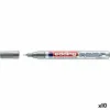 Permanenttimarkkeri Edding 780 Hopeinen (10 osaa)