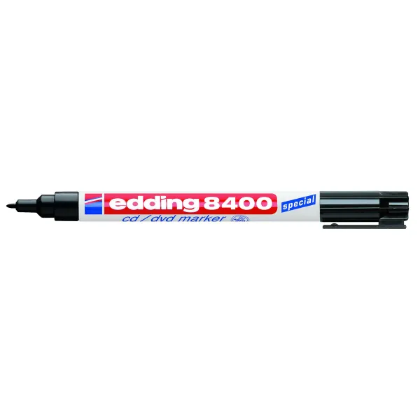 Permanentais marķieris Edding e-8400 Melns (10 gb.)