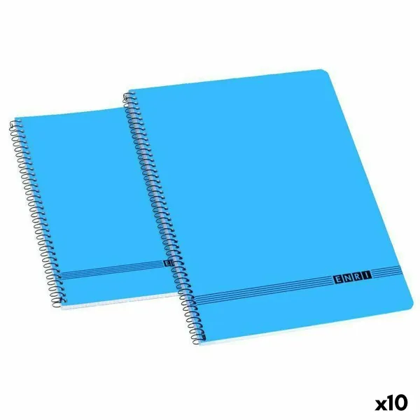 Notebook ENRI Blue A4 Sheet (10 Units)