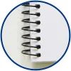 Notebook ENRI Blue A4 Sheet (10 Units)