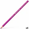 Krāsainie zīmuļi Faber-Castell Polychromos Tumši sārts 6 Daudzums