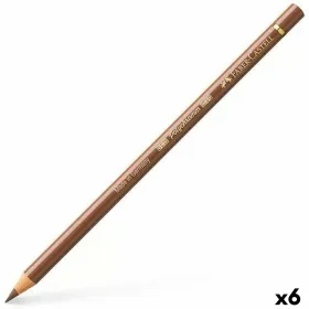 Krāsainie zīmuļi Faber-Castell Polychromos Brūns 6 Daudzums