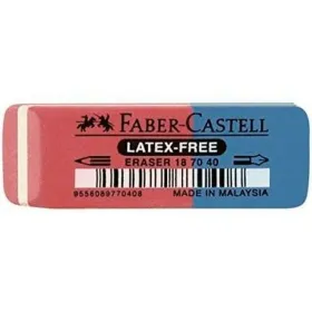 Pyyhekumi Faber-Castell Sininen Punainen (40 osaa)