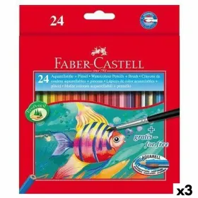 Akvareļu krāsainie zīmuļi Faber-Castell Daudzkrāsains 3 Daudzums