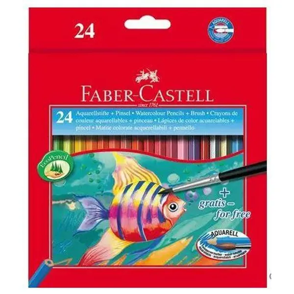 Vesivärikynät Faber-Castell Monivärinen 3 Kappaletta