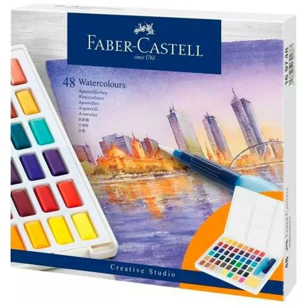 Akvarelinių dažų rinkinys Faber-Castell Creative Studio (8 vnt.)