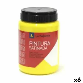 Tempera La Pajarita L-02 Gold Yellow White 35 ml School Satin finish (6 Units)