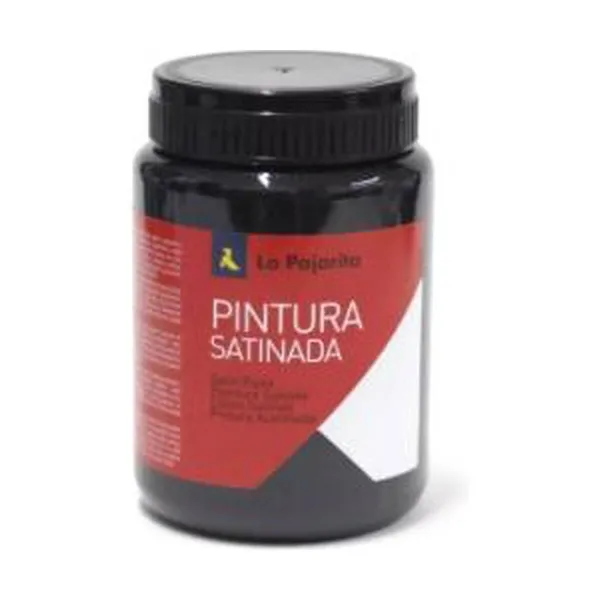 tempera La Pajarita L-22 Melns Satīna apdare Skolas (35 ml) (6 gb.)