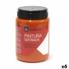 tempera La Pajarita L-06 6 Daudzums Satīna apdare Skolas Oranžs