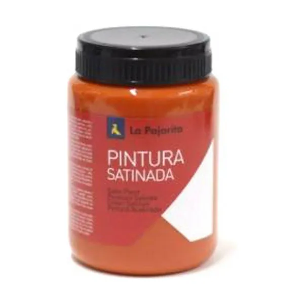 Tempera La Pajarita L-06 6 Dalys Satino apdaila Mokykla Oranžinė