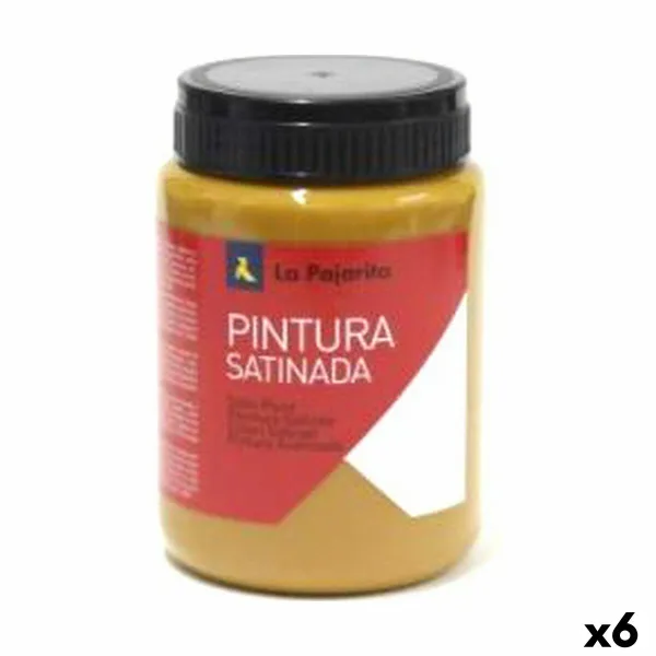 tempera La Pajarita L-30 6 Daudzums Krēmkrāsa Skolas Satīna apdare