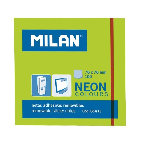 Tarralaput Milan Vihreä 76 x 76 mm (10 osaa)