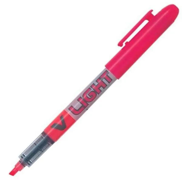 Fluoresentti tussi Pilot V Light Rosa Pinkki (12 osaa)