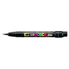 huopakärkiset kynät POSCA PCF-350 Musta (5 osaa)
