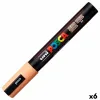Фетр POSCA PC-5M Оранжевый (6 штук)