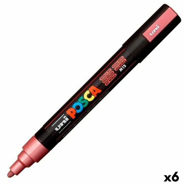 Huopakynä POSCA PC-5M Punainen (6 osaa)