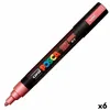 Huopakynä POSCA PC-5M Punainen (6 osaa)