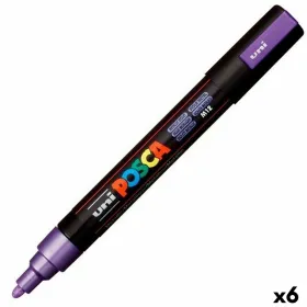 Marker POSCA PC-5M Violet (6 Units)