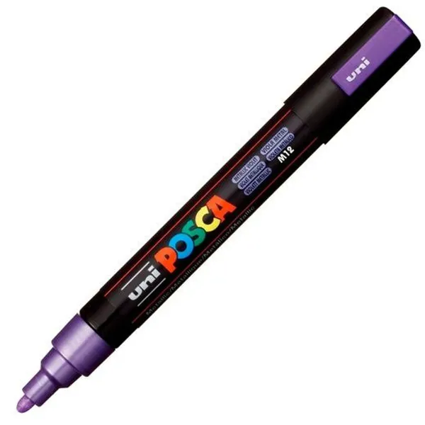 Marker POSCA PC-5M Violet (6 Units)