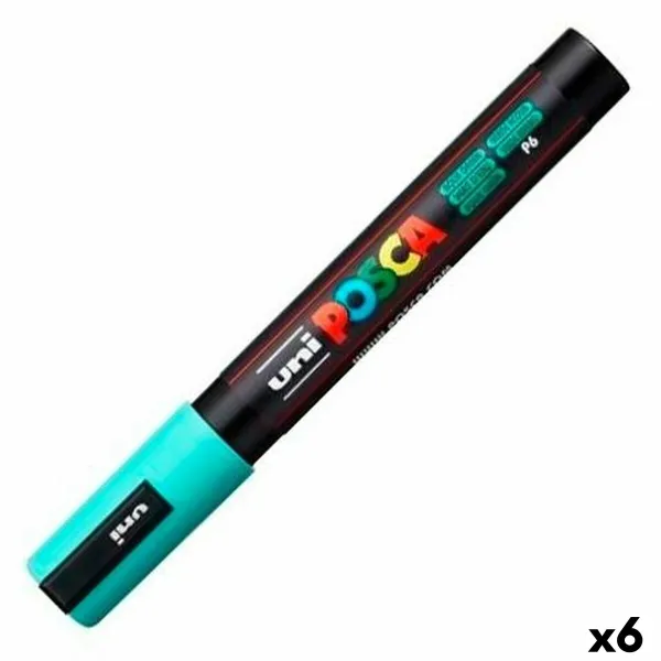 Huopakynä POSCA PC-5M Turkoosinvihreä (6 osaa)