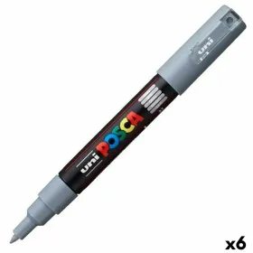 Fetras POSCA PC-1M Pilka (6 vnt.)