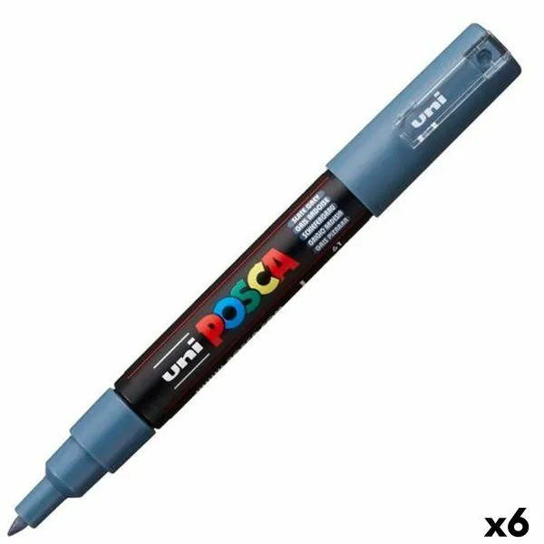 Marker POSCA PC-1M Dark grey (6 Units)
