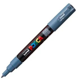 huopakärkiset kynät POSCA PC-1M Tumman harmaa (6 osaa)