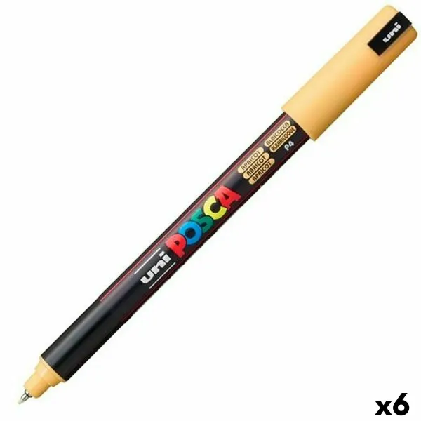 Marķieris POSCA PC-1MR Aprikozes (6 gb.)
