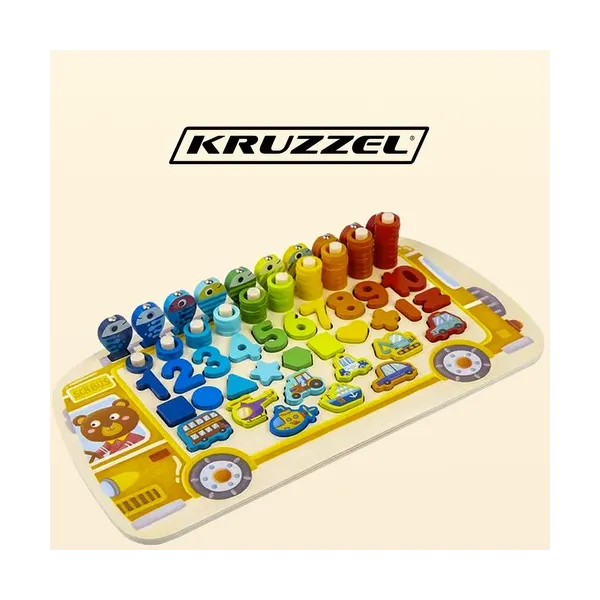 Puidust pusle - sorteerija 6 ühes Kruzzel 22636