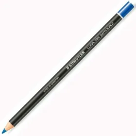 Карандаши Staedtler Lumocolor Permanent Glasochrom постоянный Синий (12 штук)