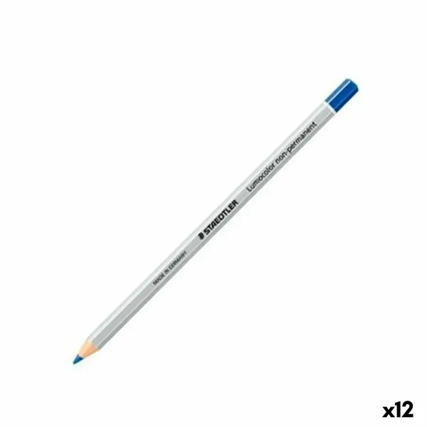 Marķieris Staedtler Lumocolor Non permanent Zils (12 gb.)