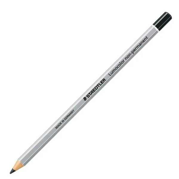 Krāsainie zīmuļi Staedtler Non-Permanent Melns (12 gb.)