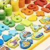 Wooden puzzle - sorter 6 in 1 Kruzzel 22636
