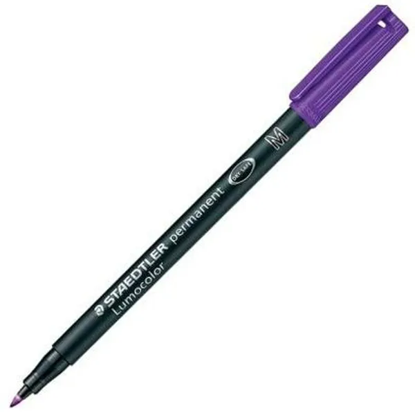 Permanenttimarkkeri Staedtler Lumocolor 317-6 M Violetti (10 osaa)
