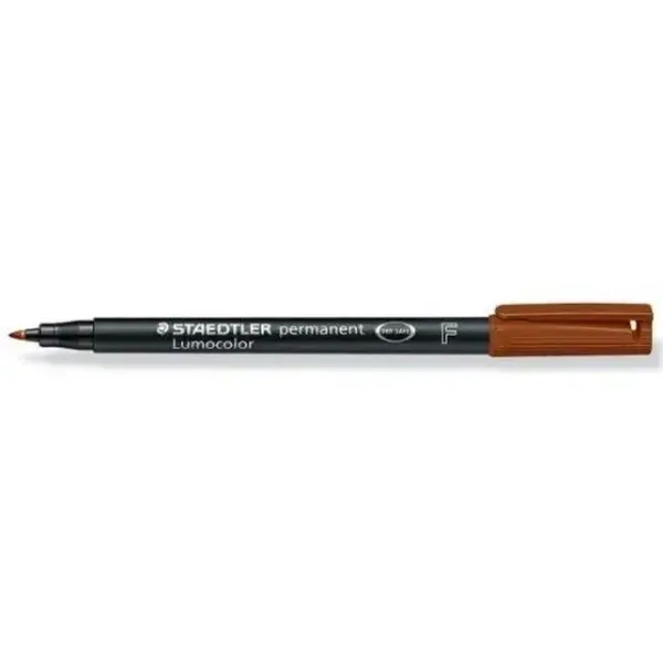 Постоянный маркер Staedtler Lumocolor Коричневый (10 штук)