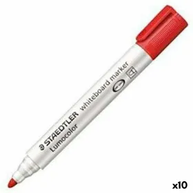 Фетр Staedtler Lumocolor 351-2 Белая доска Белый Красный (10 штук) (1 штук)