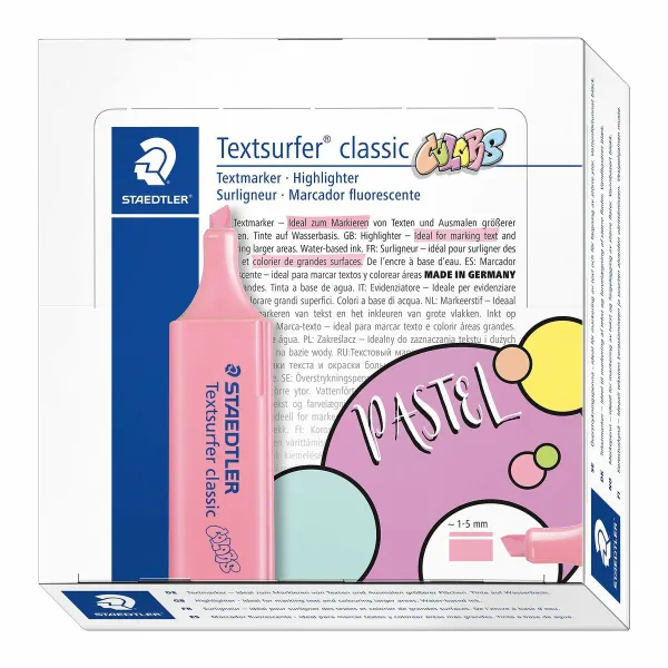 Fluorescencinis žymeklis Staedtler Textsurfer Classic Rožinė (10 vnt.)