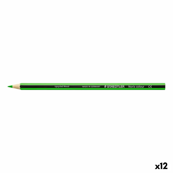 Krāsainie zīmuļi Staedtler Wopex Gaiši zaļš (12 gb.)
