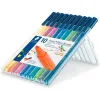 Set of Felt Tip Pens Staedtler Triplus color 10Units