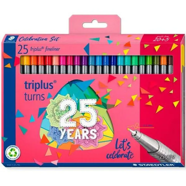 Набор маркеров Staedtler Triplus Fineliner 334 (10 штук)