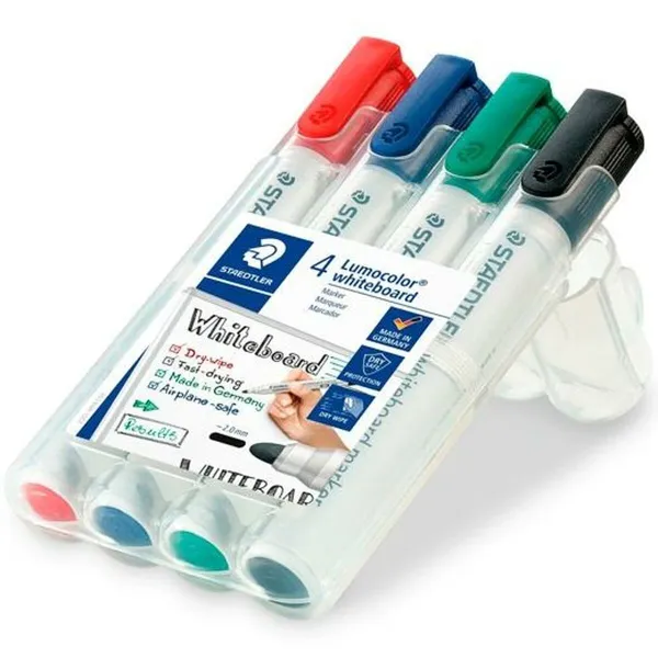 Набор маркеров Staedtler Lumocolor Белая доска 4 Предметы Разноцветный (5 штук)