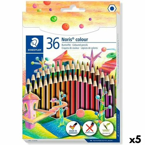Krāsainie zīmuļi Staedtler Noris Colour Wopex Komplekts Daudzkrāsains (5 gb.)