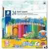Vesivärikynät Staedtler Noris Monivärinen (5 osaa)