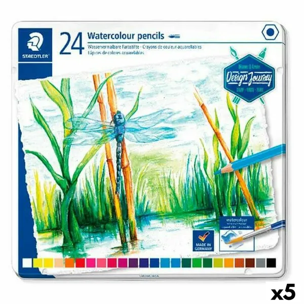 Vesivärikynät Staedtler Design Journey Monivärinen (5 osaa)